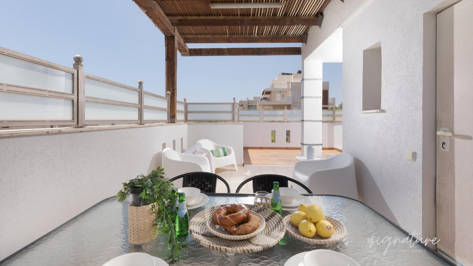 Luxurious 130Sqm Family Penthouse Apartment Eilat Exterior photo